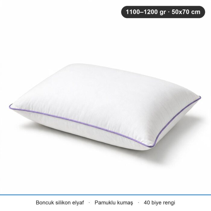 Cloud Support Biyeli Yastık 1100 gr · Sert · 2 Adet · Lavanta