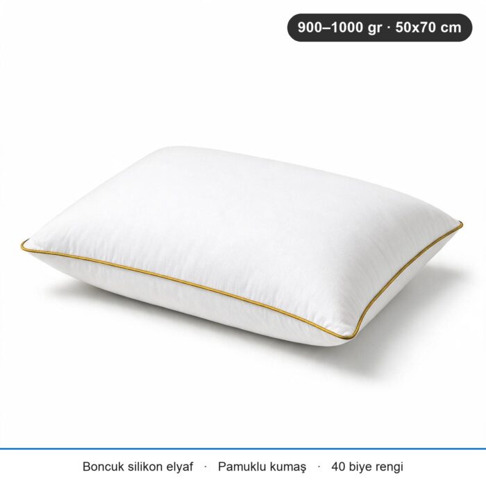 Comfort Touch Biyeli Yastık 900 gr · Orta · 2 Adet · Hardal