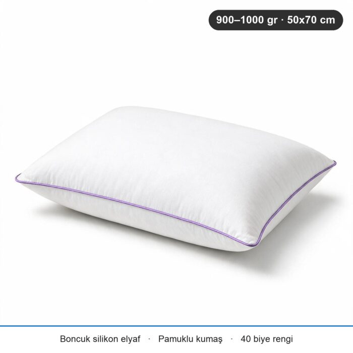 Comfort Touch Biyeli Yastık 900 gr · Orta · 2 Adet · Lila