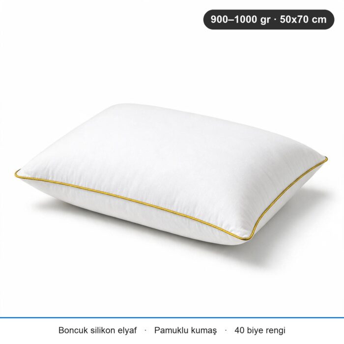 Comfort Touch Biyeli Yastık 900 gr · Orta · 2 Adet · Sarı