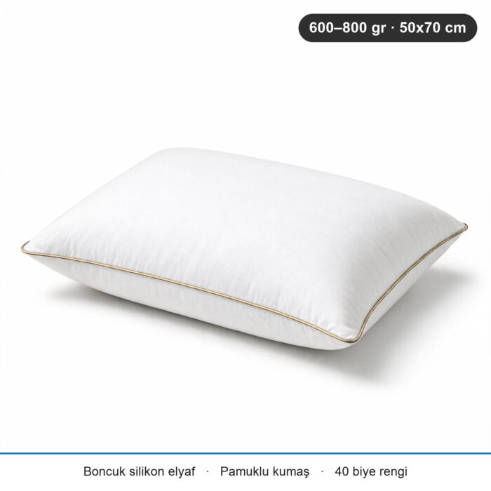 Eco Biyeli Yastık 600 gr · Yumuşak · 2 Adet · Bej