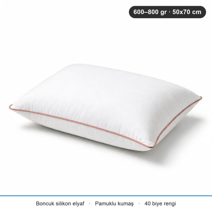 Eco Biyeli Yastık 600 gr · Yumuşak · 20 Adet · Somon